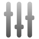 Toolbar Equalizer Icon 128x128 png